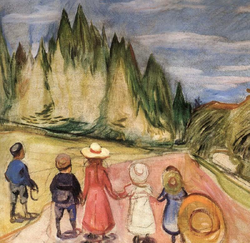 Edvard Munch Eventyrskogen,omkring china oil painting image